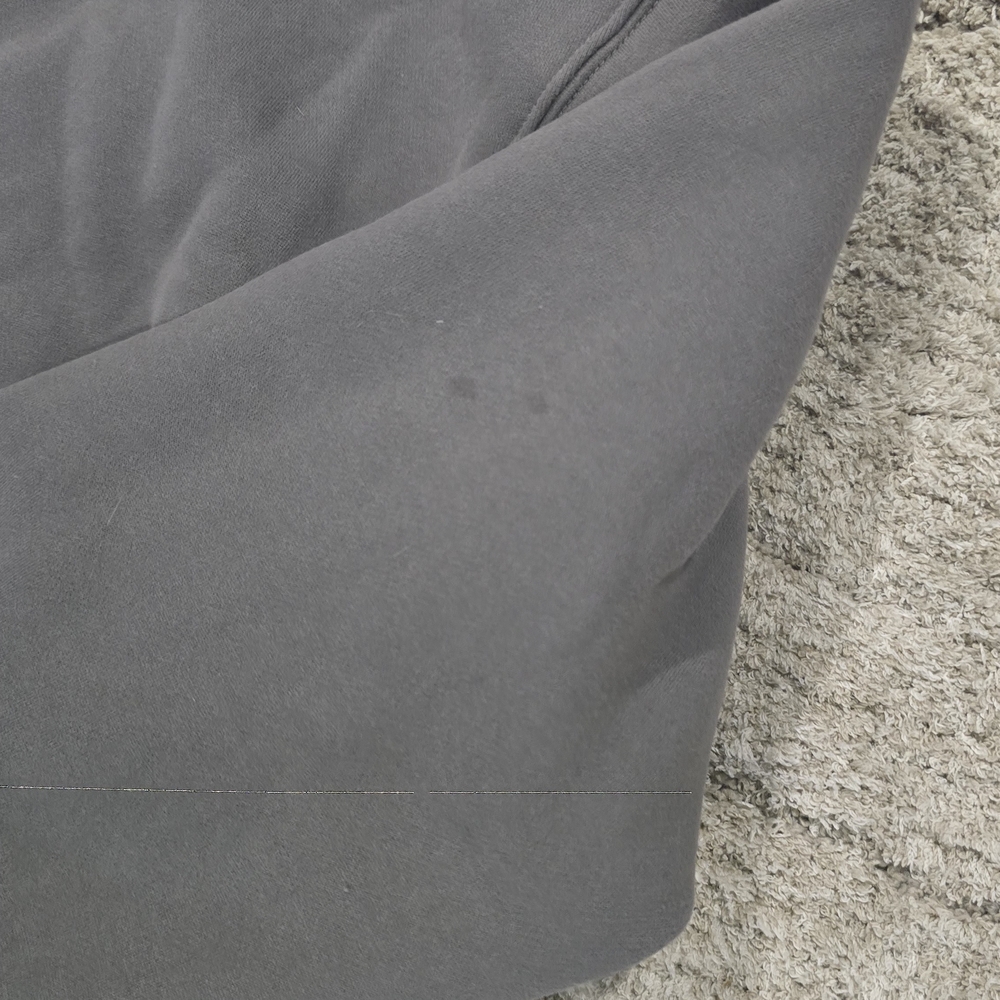 Comfort Cloud Oversized Wolf Gray Sweatpants And Zip Up Hoodie Men Women - Picture 9 of 9